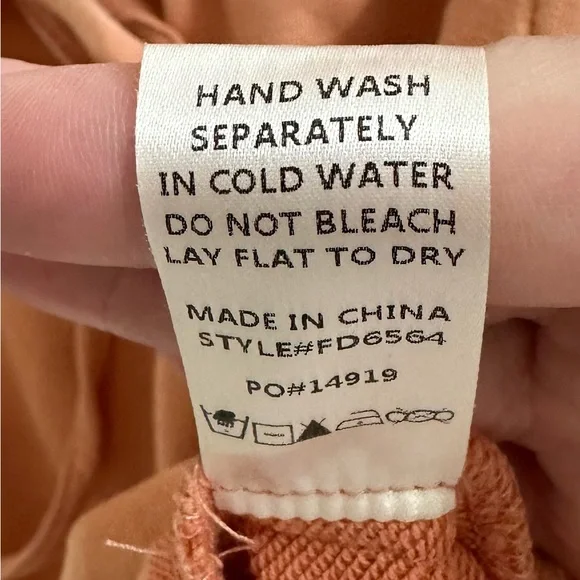 Fate peach terry mini dress - Picture 5 of 6